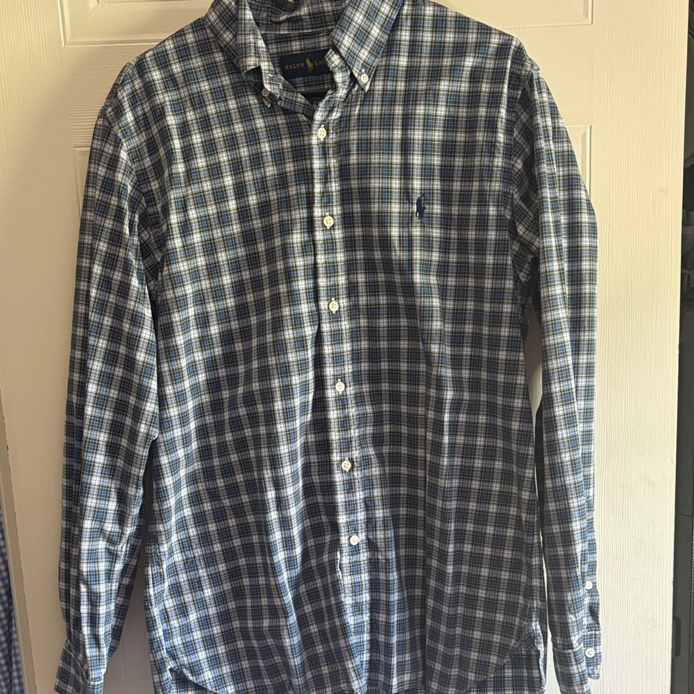 Ralph Lauren Blue Casual Button Down Shirt